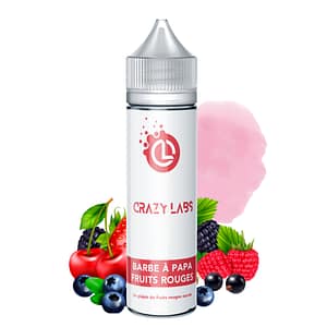 BARBE À PAPA FRUITS ROUGES- CRAZY LABS 50ML