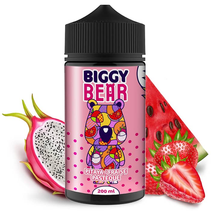 Pitaya fraise pastqèque BIGGY BEAR