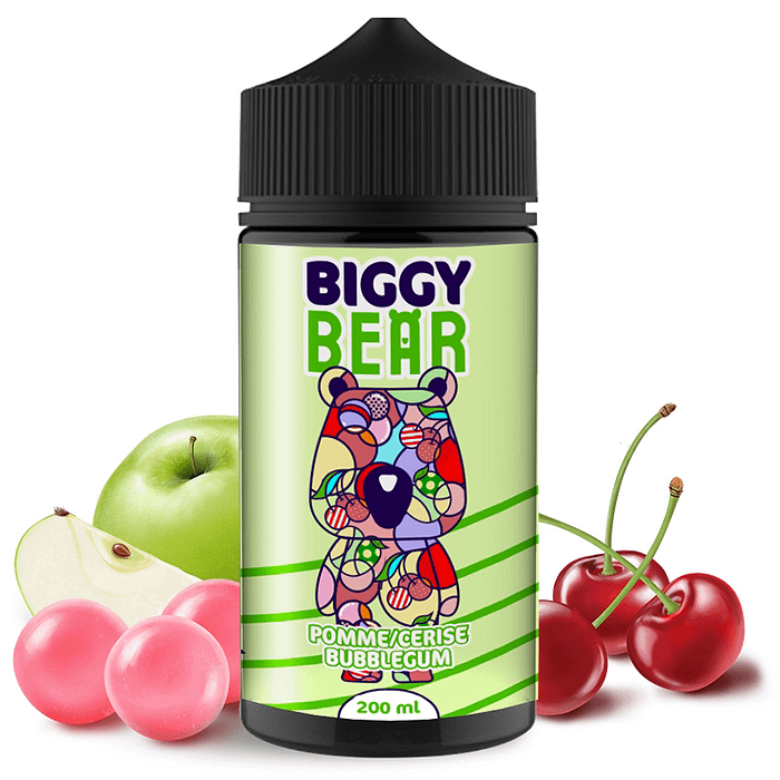 Pomme cerise bubble gum BIGGY BEAR